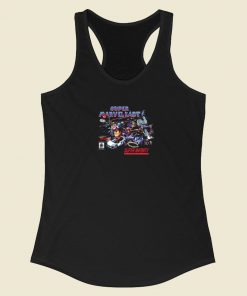 Super Marvel Kart 80s Retro Racerback Tank Top