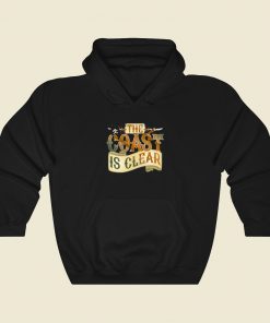 The Coast Is Clear 80s Retro Hoodie Style