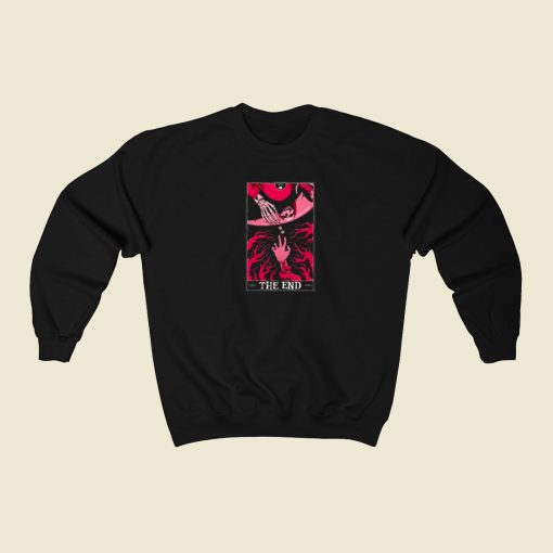 The End Tarot 80s Retro Sweatshirt Style