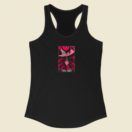 The End Tarot 80s Retro Racerback Tank Top