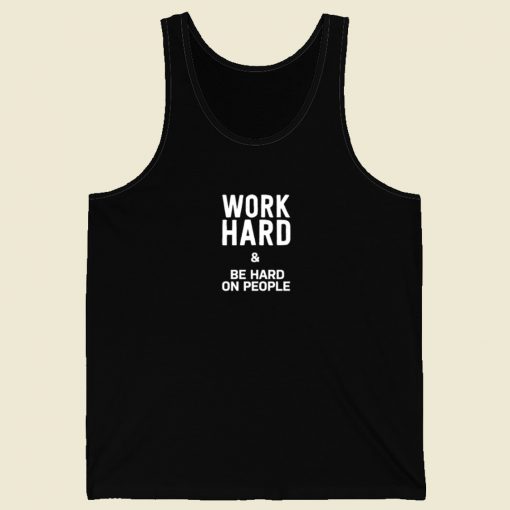 Working Hard 80s Retro Tank Top