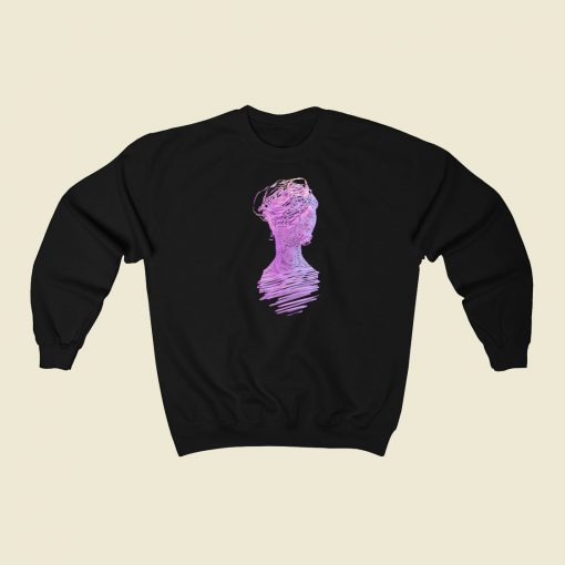 Abstract Sci Fi Alien 80s Retro Sweatshirt Style