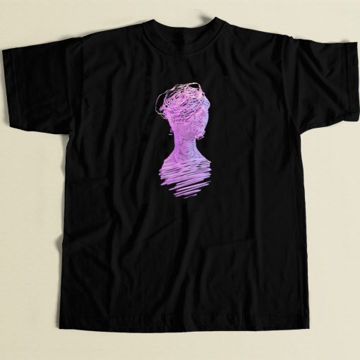 Abstract Sci Fi Alien 80s Retro T Shirt Style