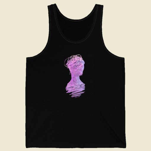 Abstract Sci Fi Alien 80s Retro Tank Top