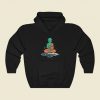 Alien Buddha 80s Retro Hoodie Style