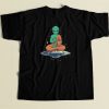 Alien Buddha 80s Retro T Shirt Style