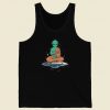 Alien Buddha 80s Retro Tank Top