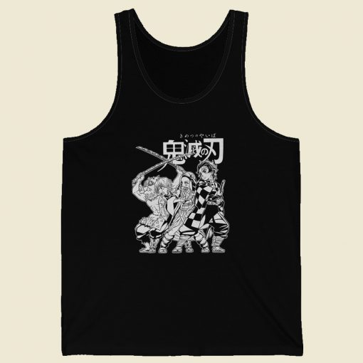 Anime Art Demon 80s Retro Tank Top