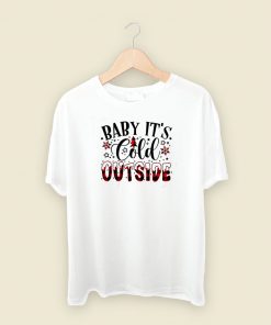 Baby Its Cold Outside Funny 80s Retro T Shirt Style