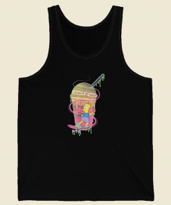 Bart Simpson Kwik Mart Squishee 80s Retro Tank Top