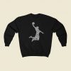 Basketball Player Typography Sweatshirt Style