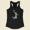 Basketball Player Typography Racerback Tank Top