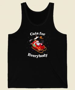 Cats For Everybody Ugly Christmas Tank Top