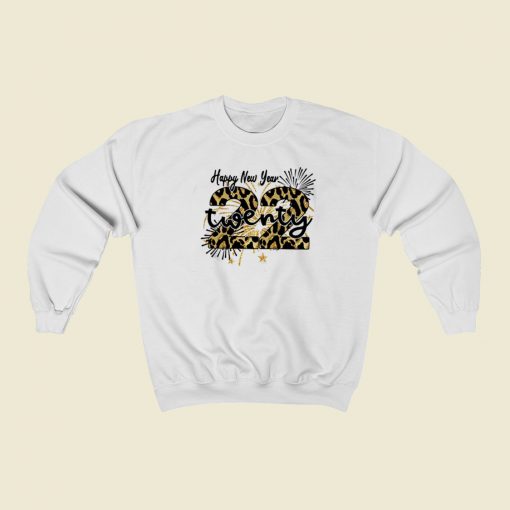 Cheers To 2022 80s Retro Sweatshirt Style