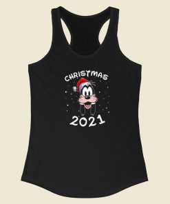 Christmas 2021 Goofy 80s Racerback Tank Top