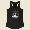 Christmas Begins With Christ 80s Retro Racerback Tank Top