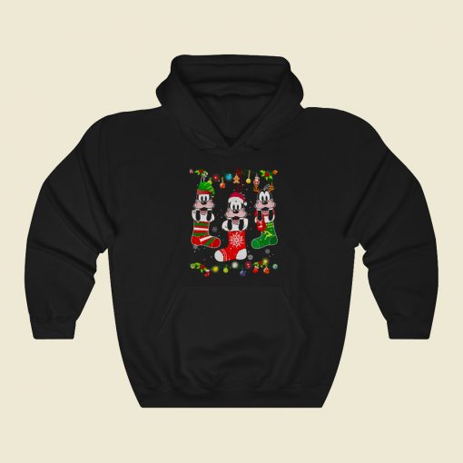 Disney Goofy On Socks Christmas Hoodie Style