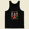 Disney Goofy On Socks Christmas 80s Retro Tank Top