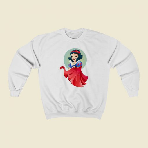 Disney Snow White Stylized 80s Retro Sweatshirt Style