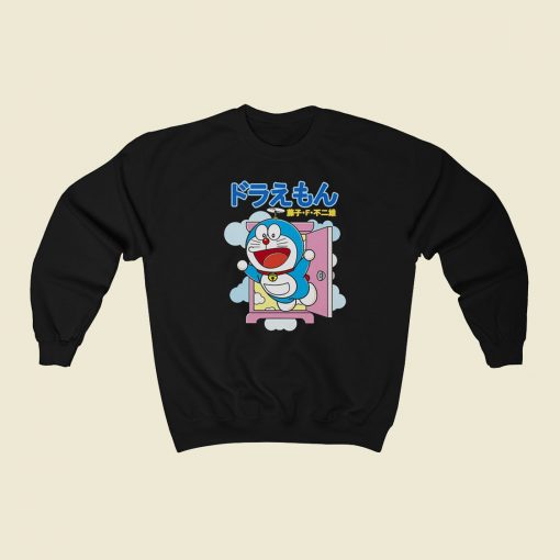 Doraemon Funny Art Sweatshirt Style