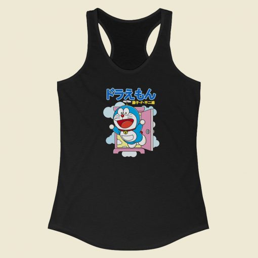 Doraemon Funny Art Racerback Tank Top