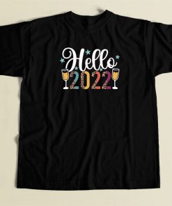 Eve Party Hello 2022 80s Retro T Shirt Style