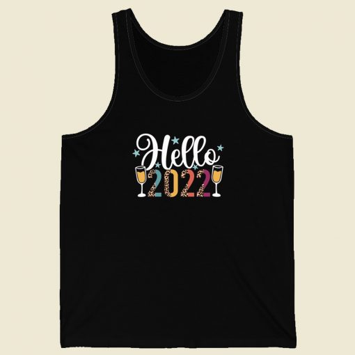 Eve Party Hello 2022 80s Retro Tank Top