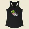 Ew People In Space Area 80s Retro Racerback Tank Top