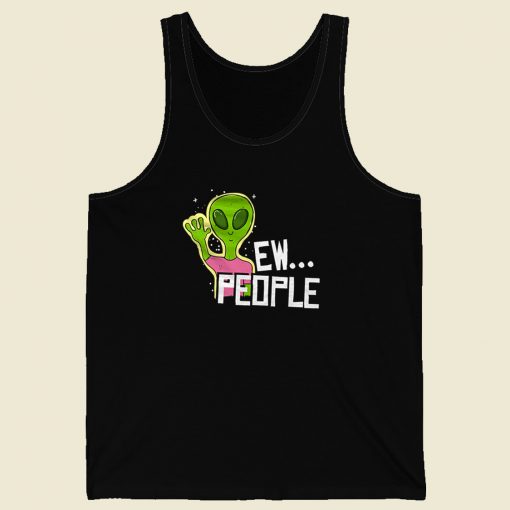 Ew People In Space Area 80s Retro Tank Top