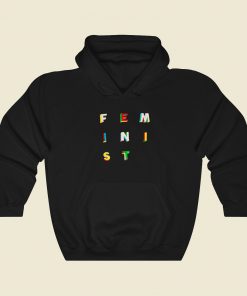 Feminist Embroidered Vintage Hoodie Style