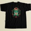 Funny Alligator Christmas 80s Retro T Shirt Style