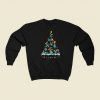 Goofy Disney Christmas Tree 80s Retro Sweatshirt Style