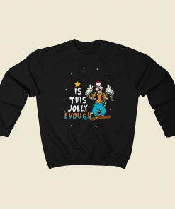 Goofy Disney Is This Jolly Enough 80s Retro Sweatshirt Style