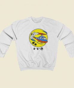 Helicopter Kick Funny 80s Sweatshirt Style