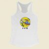 Helicopter Kick Funny 80s Racerback Tank Top