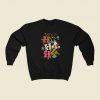 Ho Ho Ho Goofy Christmas 80s Retro Sweatshirt Style