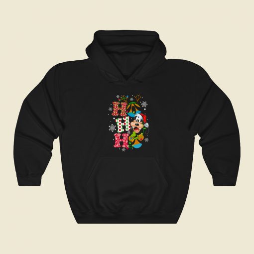 Ho Ho Ho Goofy Christmas Hoodie Style