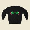 Hold My Boob Christmas 80s Retro Sweatshirt Style