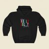 Holly Jolly Christmas 80s Retro Hoodie Style