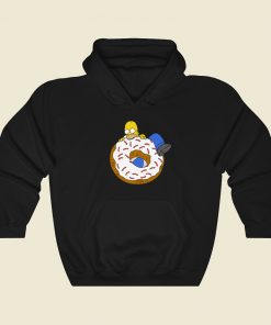 Homer And Big Donut Funny Hoodie Style