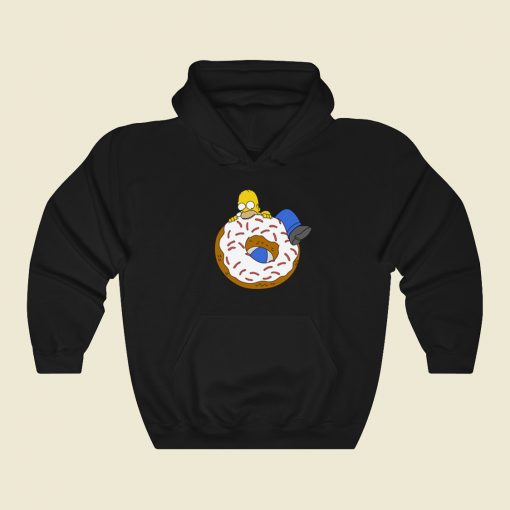 Homer And Big Donut Funny Hoodie Style