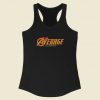 I Am Average To Infinity 80s Racerback Tank Top