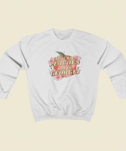 Justin Bieber Peaches Blooming 80s Sweatshirt Style