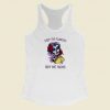 Keep The Flowers Buy Me Tacos 80s Racerback Tank Top