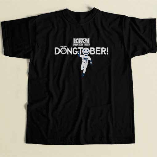 Kfan Dongtober Funny 80s Retro T Shirt Style