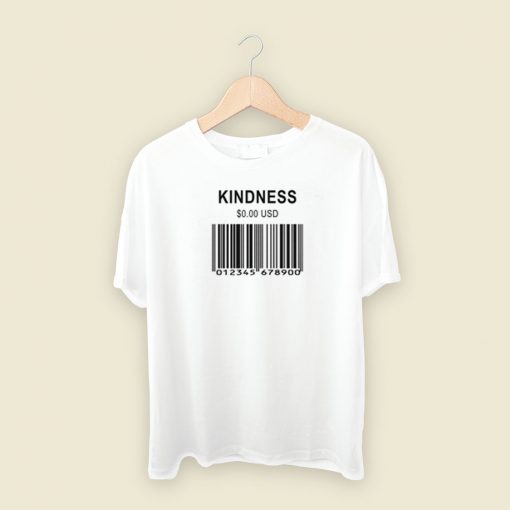 Kindness Cost 0 usd 80s Retro T Shirt Style