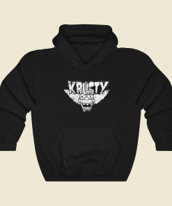 Krusty The Clown Toxic Klown 80s Hoodie Style