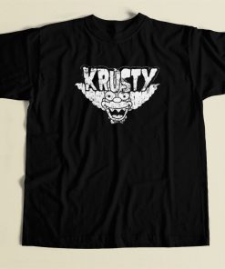 Krusty The Clown Toxic Klown 80s Retro T Shirt Style