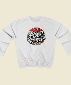 Leopard Merry Christmas Funny Sweatshirt Style