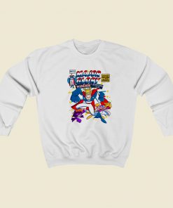 Major Glory Comic 80s Sweatshirt Style